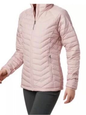 Columbia Light Pink Quilted Packable Puffer Jacket